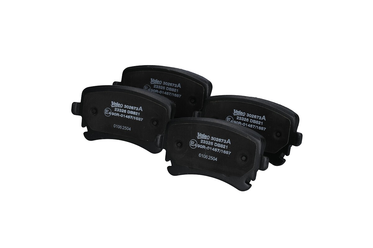 Jeu de 4 plaquettes de frein VALEO ref. 302673A